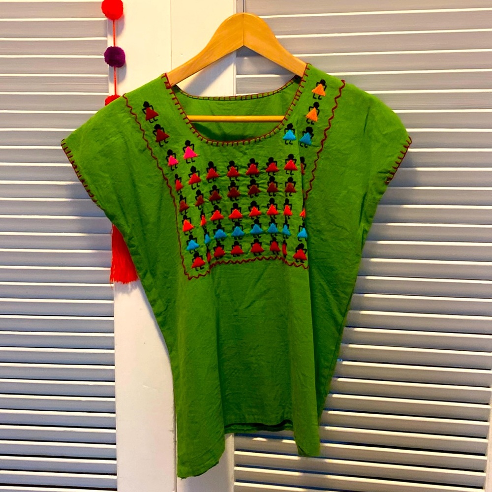 Embroidered Oaxacan Blouse